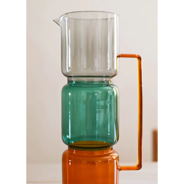 1670 ml Renkli Cam Sürahi  - 2